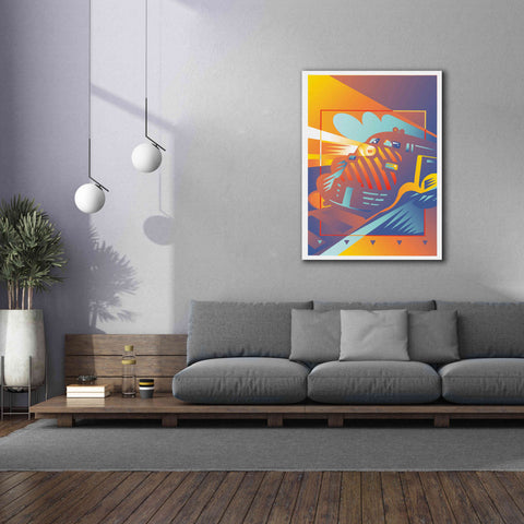 Image of 'Train West' by David Chestnutt, Giclee Canvas Wall Art,40 x 54