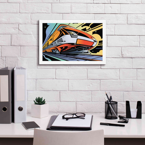 Image of 'Train-High Speed' by David Chestnutt, Giclee Canvas Wall Art,18 x 12