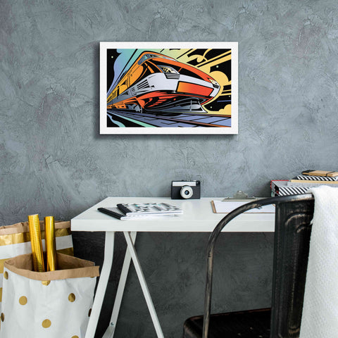 Image of 'Train-High Speed' by David Chestnutt, Giclee Canvas Wall Art,18 x 12