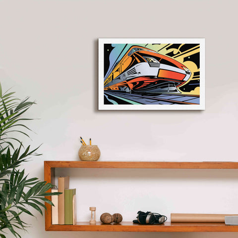 Image of 'Train-High Speed' by David Chestnutt, Giclee Canvas Wall Art,18 x 12