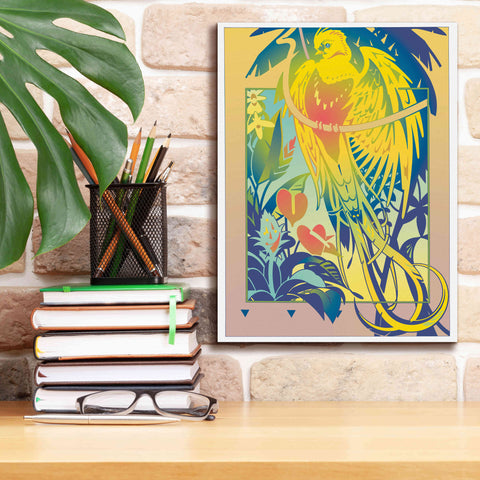 Image of 'Tropical Garden' by David Chestnutt, Giclee Canvas Wall Art,12 x 16