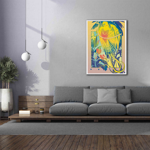Image of 'Tropical Garden' by David Chestnutt, Giclee Canvas Wall Art,40 x 54