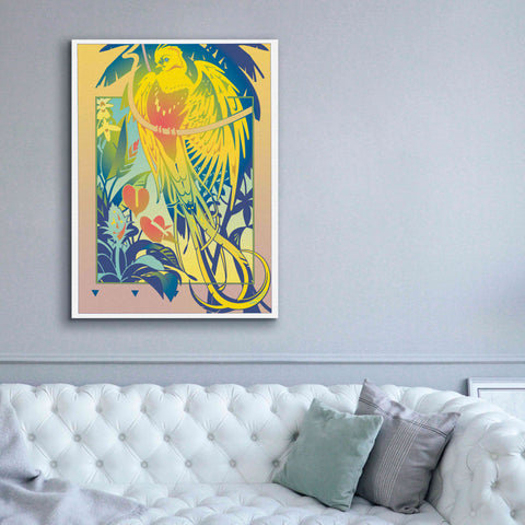 Image of 'Tropical Garden' by David Chestnutt, Giclee Canvas Wall Art,40 x 54