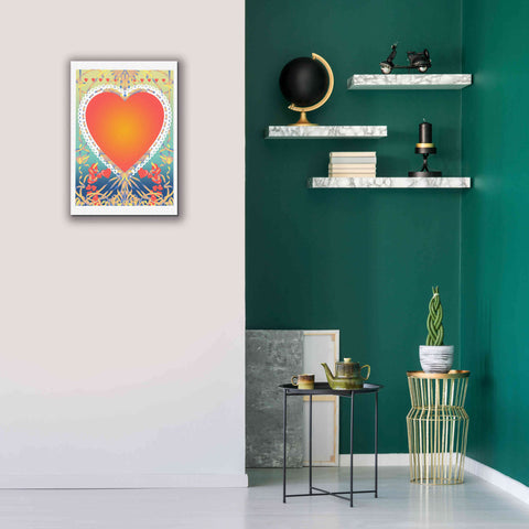 Image of 'Valentine Heart' by David Chestnutt, Giclee Canvas Wall Art,18 x 26