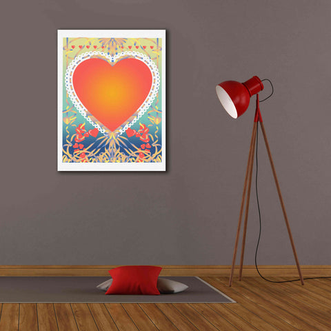 Image of 'Valentine Heart' by David Chestnutt, Giclee Canvas Wall Art,26 x 34