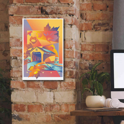 Image of 'Vermont' by David Chestnutt, Giclee Canvas Wall Art,12 x 18