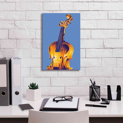 Image of 'Violin' by David Chestnutt, Giclee Canvas Wall Art,12 x 18