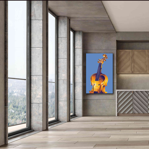 Image of 'Violin' by David Chestnutt, Giclee Canvas Wall Art,40 x 60