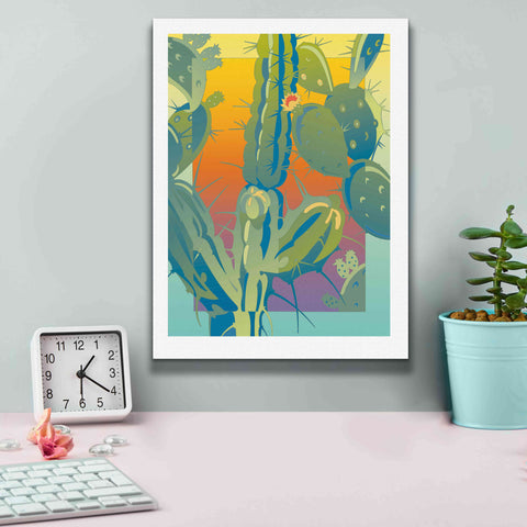 Image of 'Cactus' by David Chestnutt, Giclee Canvas Wall Art,12 x 16