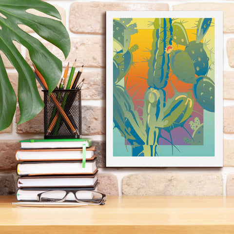 Image of 'Cactus' by David Chestnutt, Giclee Canvas Wall Art,12 x 16