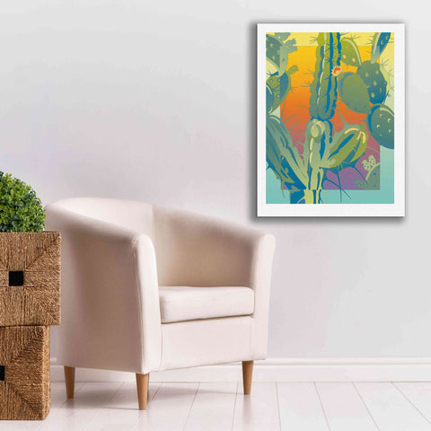 Image of 'Cactus' by David Chestnutt, Giclee Canvas Wall Art,26 x 34