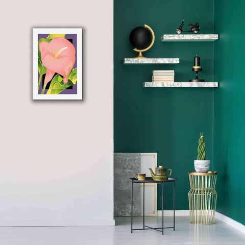 Image of 'Calla Pink' by David Chestnutt, Giclee Canvas Wall Art,18 x 26