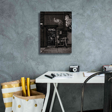 Image of 'Alleyway Pipes No 4' by Brian Carson, Giclee Canvas Wall Art,12 x 16