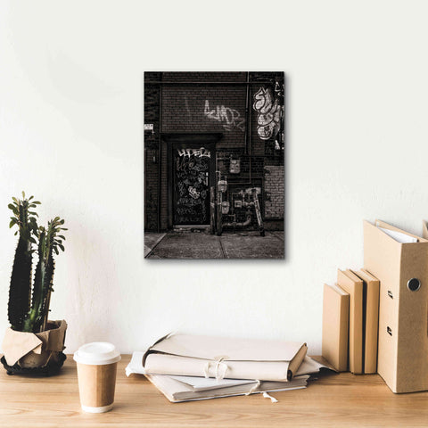 Image of 'Alleyway Pipes No 4' by Brian Carson, Giclee Canvas Wall Art,12 x 16