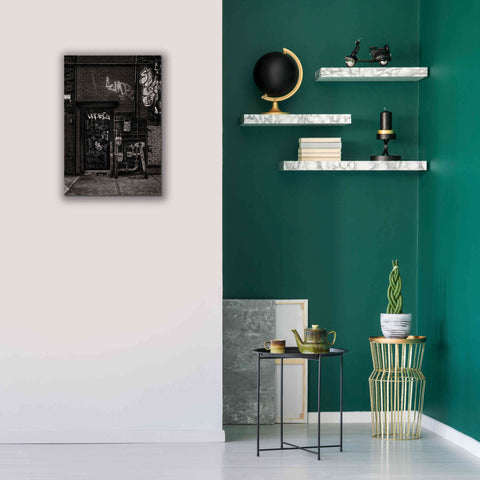 Image of 'Alleyway Pipes No 4' by Brian Carson, Giclee Canvas Wall Art,18 x 26