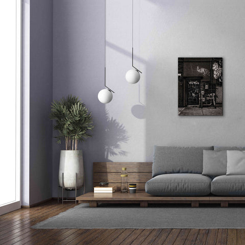 Image of 'Alleyway Pipes No 4' by Brian Carson, Giclee Canvas Wall Art,26 x 34