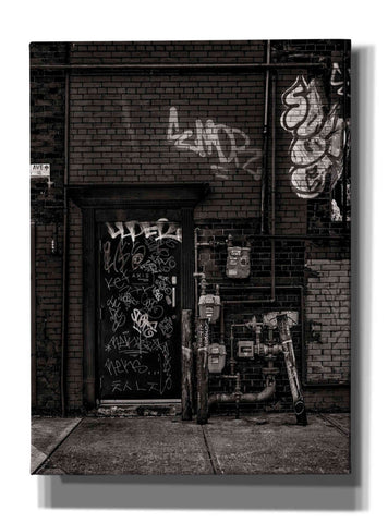 Image of 'Alleyway Pipes No 4' by Brian Carson, Giclee Canvas Wall Art