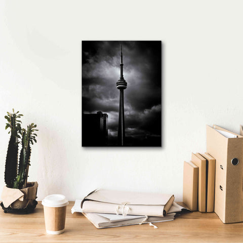 Image of 'CN Tower Toronto Canada No 6' by Brian Carson, Giclee Canvas Wall Art,12 x 16