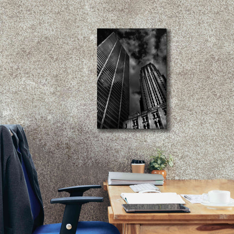 Image of 'Commerce Court Courtyard View No 1' by Brian Carson, Giclee Canvas Wall Art,18 x 26