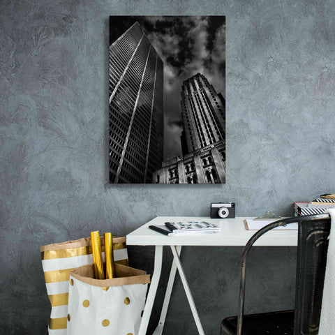 Image of 'Commerce Court Courtyard View No 1' by Brian Carson, Giclee Canvas Wall Art,18 x 26