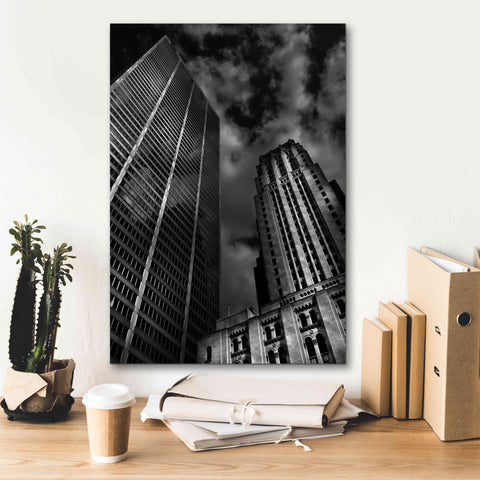 Image of 'Commerce Court Courtyard View No 1' by Brian Carson, Giclee Canvas Wall Art,18 x 26