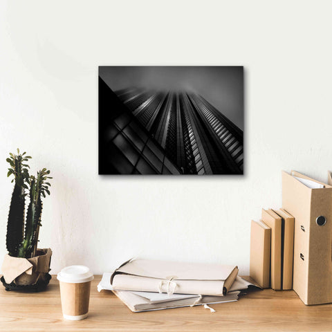 Image of 'Downtown Fogfest No 10' by Brian Carson, Giclee Canvas Wall Art,16 x 12