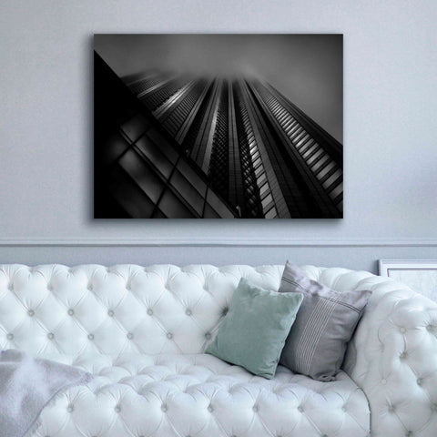 Image of 'Downtown Fogfest No 10' by Brian Carson, Giclee Canvas Wall Art,54 x 40