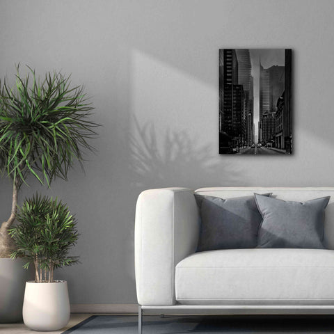 Image of 'Downtown Fogfest No 25' by Brian Carson, Giclee Canvas Wall Art,18 x 26