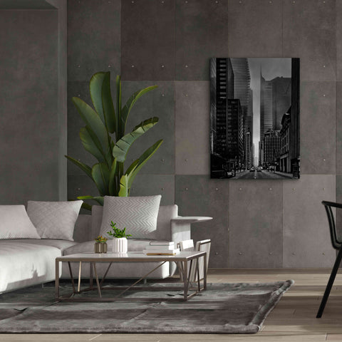 Image of 'Downtown Fogfest No 25' by Brian Carson, Giclee Canvas Wall Art,40 x 54