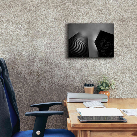 Image of 'Downtown Fogfest No 33' by Brian Carson, Giclee Canvas Wall Art,16 x 12