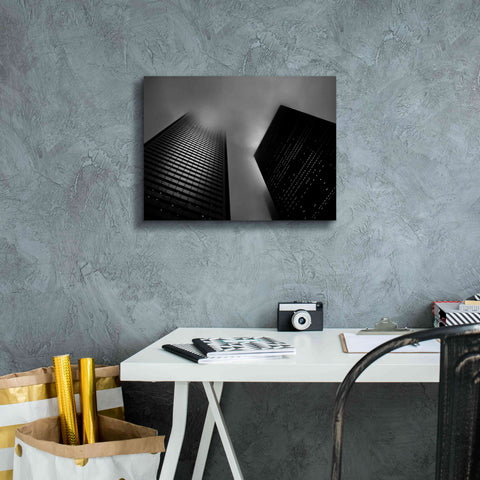 Image of 'Downtown Fogfest No 33' by Brian Carson, Giclee Canvas Wall Art,16 x 12