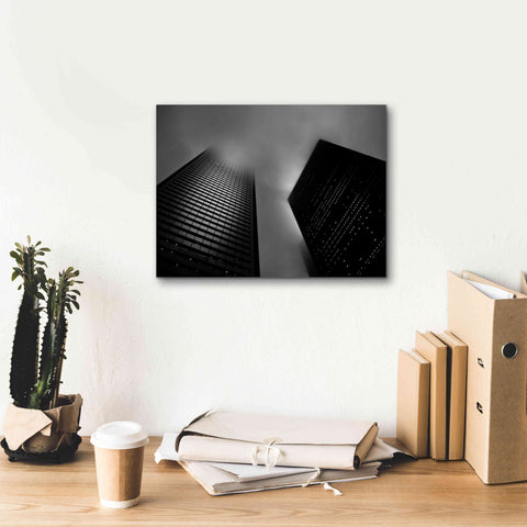 Image of 'Downtown Fogfest No 33' by Brian Carson, Giclee Canvas Wall Art,16 x 12