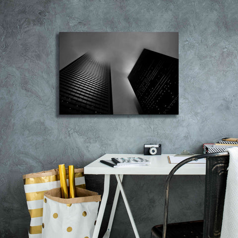 Image of 'Downtown Fogfest No 33' by Brian Carson, Giclee Canvas Wall Art,26 x 18