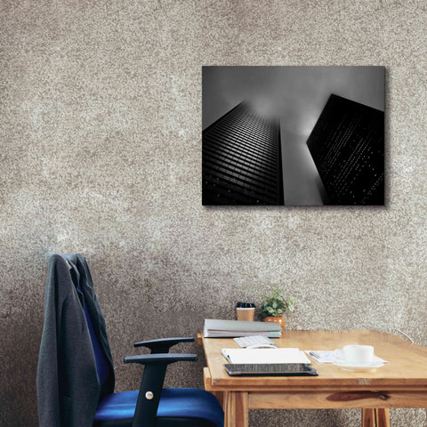 Image of 'Downtown Fogfest No 33' by Brian Carson, Giclee Canvas Wall Art,34 x 26