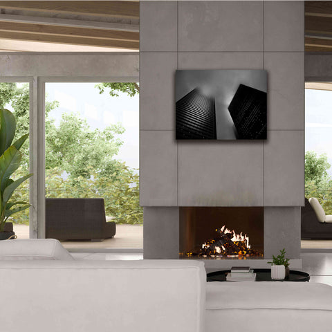 Image of 'Downtown Fogfest No 33' by Brian Carson, Giclee Canvas Wall Art,34 x 26