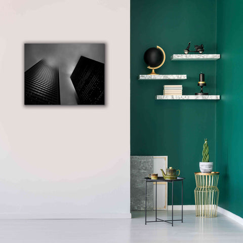 Image of 'Downtown Fogfest No 33' by Brian Carson, Giclee Canvas Wall Art,34 x 26