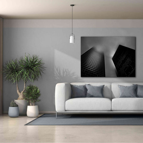 Image of 'Downtown Fogfest No 33' by Brian Carson, Giclee Canvas Wall Art,54 x 40