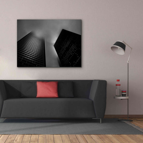 Image of 'Downtown Fogfest No 33' by Brian Carson, Giclee Canvas Wall Art,54 x 40