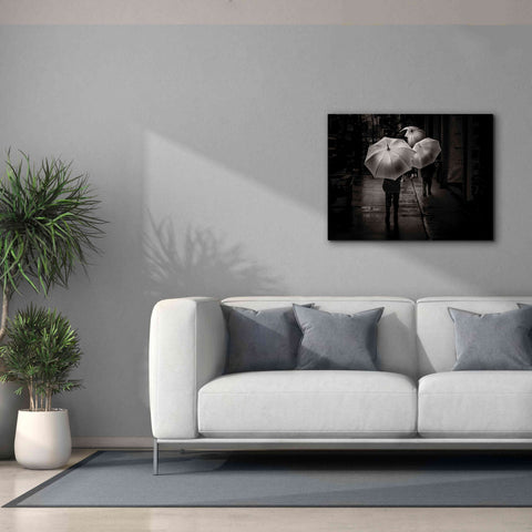 Image of 'It Was A Rainy Day No 13' by Brian Carson, Giclee Canvas Wall Art,34 x 26