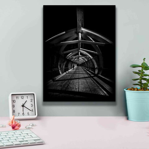 Image of 'Puente de Luz Pedestrian Bridge No 1' by Brian Carson, Giclee Canvas Wall Art,12 x 16
