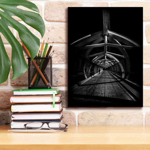 Image of 'Puente de Luz Pedestrian Bridge No 1' by Brian Carson, Giclee Canvas Wall Art,12 x 16