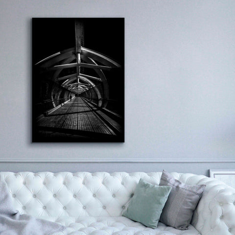 Image of 'Puente de Luz Pedestrian Bridge No 1' by Brian Carson, Giclee Canvas Wall Art,40 x 54