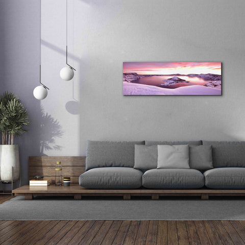 Image of 'Crater Lake Pano 4 2' by Thomas Haney, Giclee Canvas Wall Art,60 x 20