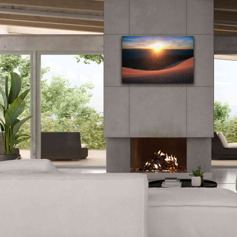 Image of 'Curved Dune Spot Removed' by Thomas Haney, Giclee Canvas Wall Art,40 x 26