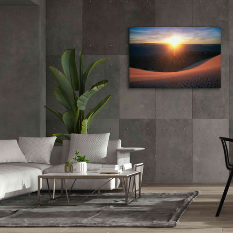 Image of 'Curved Dune Spot Removed' by Thomas Haney, Giclee Canvas Wall Art,60 x 40