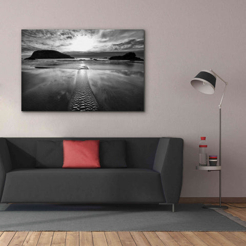 Image of 'Harris Stream 1 B&W' by Thomas Haney, Giclee Canvas Wall Art,60 x 40