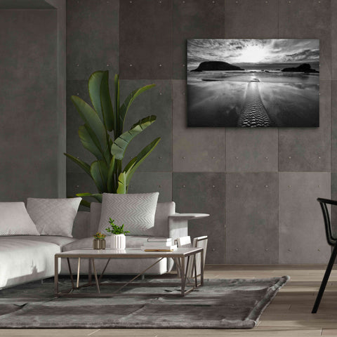 Image of 'Harris Stream 1 B&W' by Thomas Haney, Giclee Canvas Wall Art,60 x 40