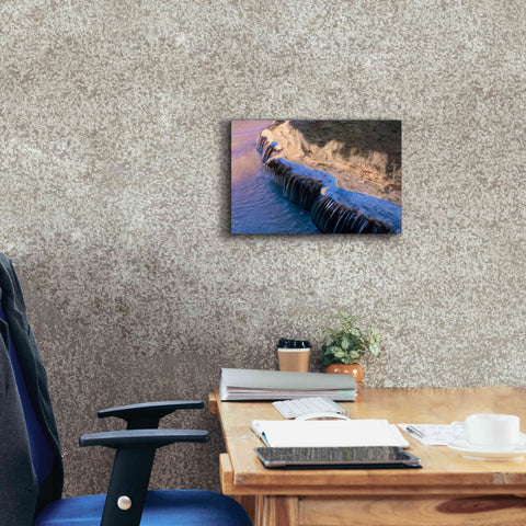 Image of 'Havasu Waterfall' by Thomas Haney, Giclee Canvas Wall Art,18 x 12