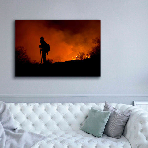 Image of 'Holding Line' by Thomas Haney, Giclee Canvas Wall Art,60 x 40