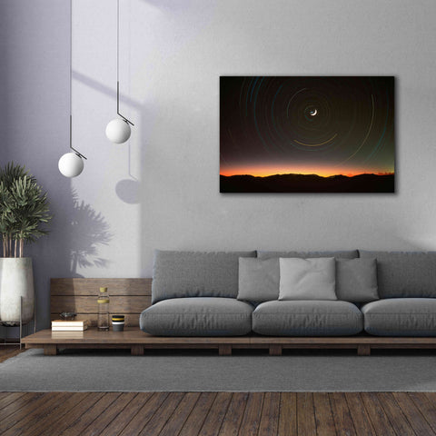 Image of 'Moon North Star' by Thomas Haney, Giclee Canvas Wall Art,60 x 40